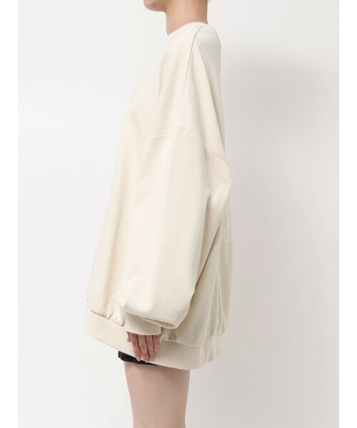 EATME（イートミー）の「エンブロイダリースウェットTOP（スウェット・レディース・グレー/アイボリー/ブラック・FREE）」の19枚目の写真