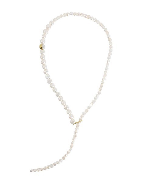 PREEK / プリーク：【レディース】BAROQUE PEARL LARIAT NECKLACE：BP-25[ANN]