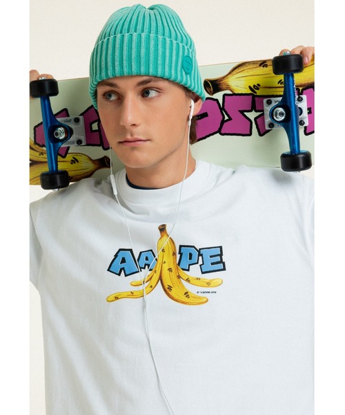 AAPE BY A BATHING APE(エーエイプバイアベイシングエイプ)の「AAPE THEME MAIN TEE(Tシャツ/カットソー・メンズ・ホワイト/ブラック・XX-LARGE/LARGE/SMALL/MEDIUM/X-LARGE)」の10枚目の写真