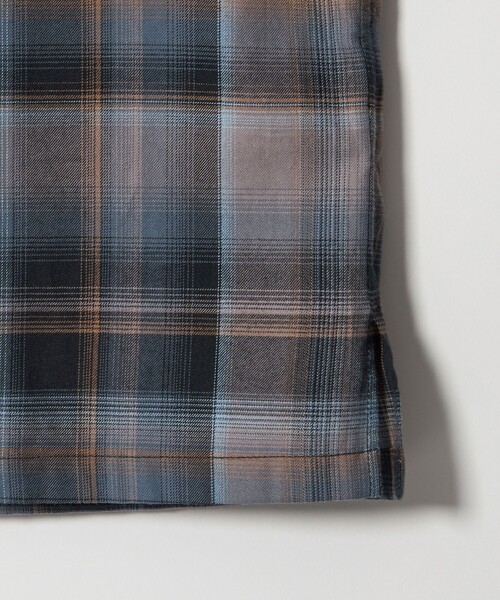 MONKEY TIME（モンキータイム）の「ブラッシュド オンブレ チェック シャツ（シャツ/ブラウス・メンズ・ダークグレー/ブラック・S/M/L/XL）」の11枚目の写真