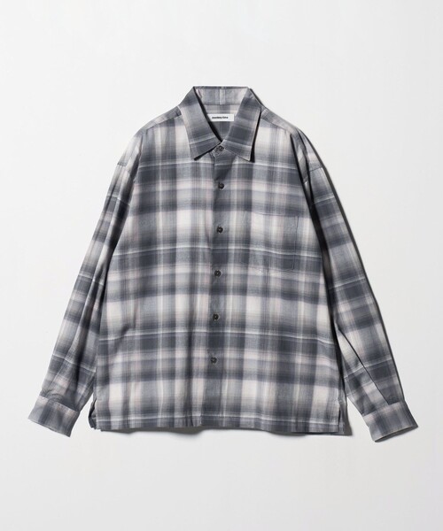 セール】ブラッシュド オンブレ チェック シャツ（シャツ/ブラウス