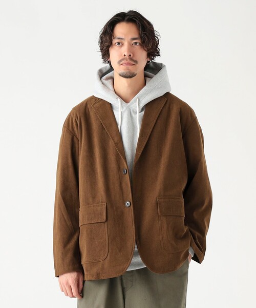 ポリエステルコーデュロイ ジャケット（テーラードジャケット）｜B