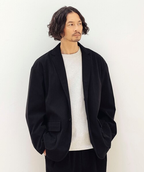 ダントン×BEAMSコーデュロイ テーラードジャケット 38 BEAMS（ビームス）カットコーデュロイ イージー テーラードジャケット