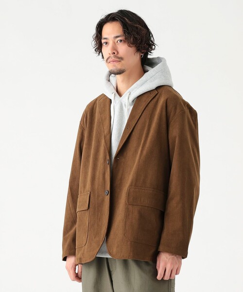ポリエステルコーデュロイ ジャケット（テーラードジャケット）｜B