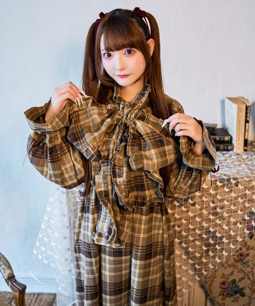 kutir（クティール）の「【クティールとレトロ】2WAYフリル