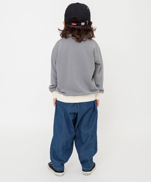 BREEZE(ブリーズ)の「【ジュニア対応】バルーンパンツ(その他パンツ・キッズ・キナリ/ストライプ/インディゴブルー/イエロー/レッド/グレー/ブラック/パープル・90/100/110/120/130/140/150)」の18枚目の写真