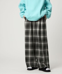CITEN | ＜CITEN＞オンブレチェックイージーパンツ(スラックス)