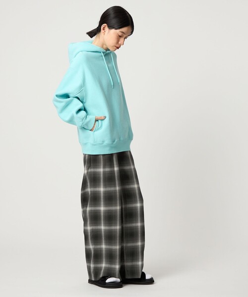 CITEN（シテン）の「＜CITEN＞オンブレチェックイージーパンツ（スラックス・レディース・ダークグレー/オフホワイト・M/S）」の6枚目の写真