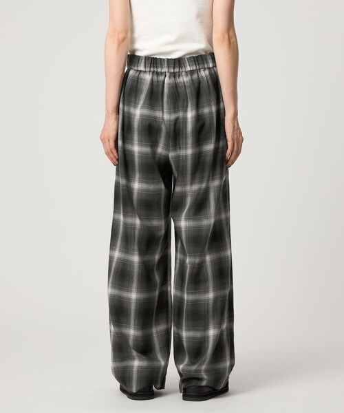 CITEN（シテン）の「＜CITEN＞オンブレチェックイージーパンツ（スラックス・レディース・ダークグレー/オフホワイト・M/S）」の9枚目の写真