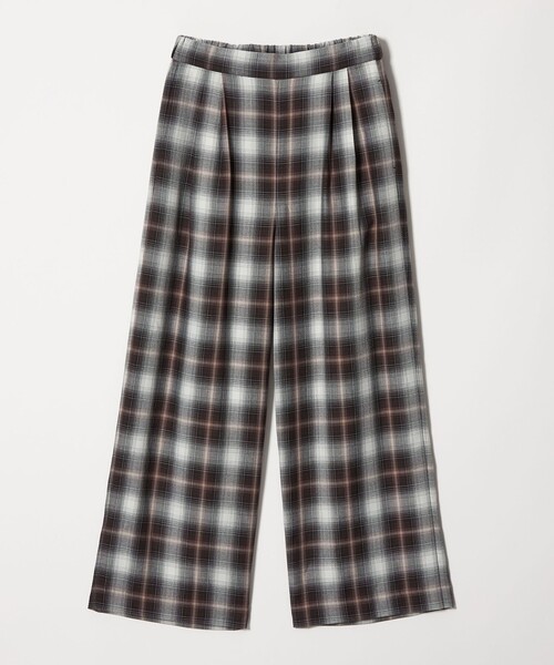 CITEN（シテン）の「＜CITEN＞オンブレチェックイージーパンツ（スラックス・レディース・ダークグレー/オフホワイト・M/S）」の10枚目の写真