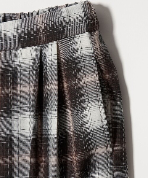 CITEN（シテン）の「＜CITEN＞オンブレチェックイージーパンツ（スラックス・レディース・ダークグレー/オフホワイト・M/S）」の13枚目の写真