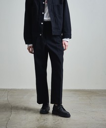 【マルチサイズ】11.5オンス デニム ワイドストレート スラックス