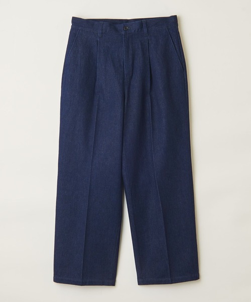 info. BEAUTY&YOUTH（インフォビューティアンドユース）の「【マルチサイズ】11.5オンス デニム ワイドストレート スラックス（デニムパンツ・メンズ・ブラック系その他/ネイビー/ブラック・マルチサイズ）」の19枚目の写真