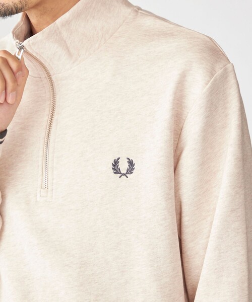 FRED PERRY: ハーフ ジップ スウェット（スウェット）｜FRED