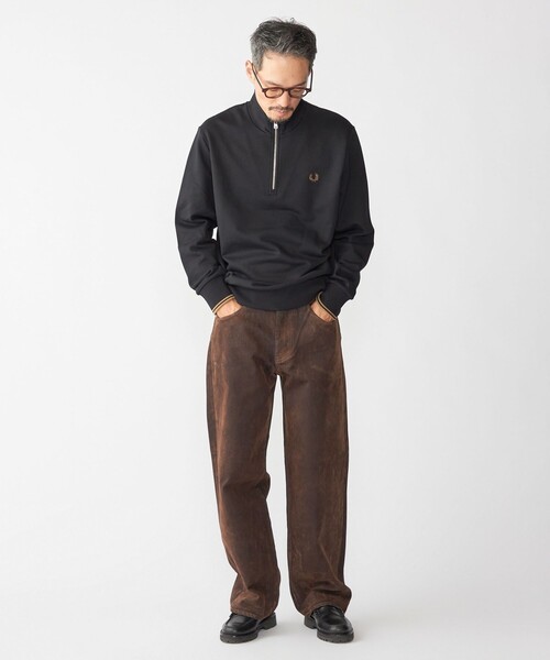 FRED PERRY: ハーフ ジップ スウェット（スウェット）｜FRED PERRY