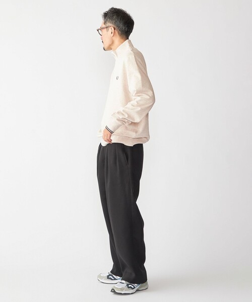 FRED PERRY(フレッドペリー)の「FRED PERRY: ハーフ ジップ スウェット(スウェット・メンズ・ブラック/ナチュラル・MEDIUM/LARGE/X-LARGE)」の21枚目の写真