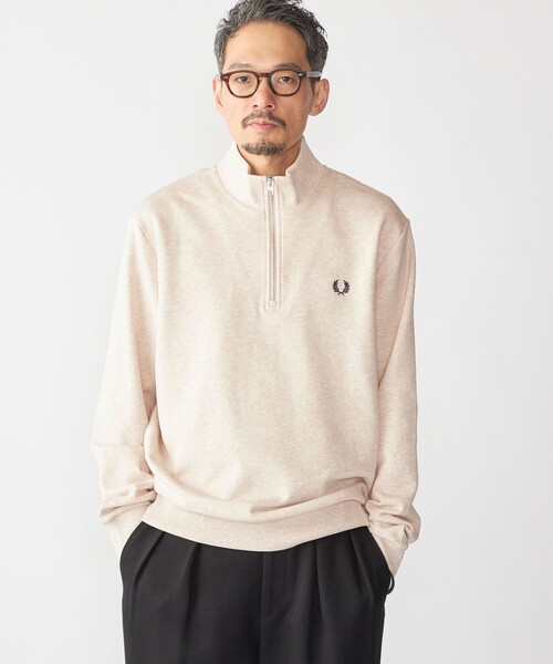 FRED PERRY: ハーフ ジップ スウェット（スウェット）｜FRED PERRY