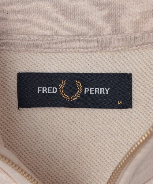 FRED PERRY(フレッドペリー)の「FRED PERRY: ハーフ ジップ スウェット(スウェット・メンズ・ブラック/ナチュラル・MEDIUM/LARGE/X-LARGE)」の12枚目の写真
