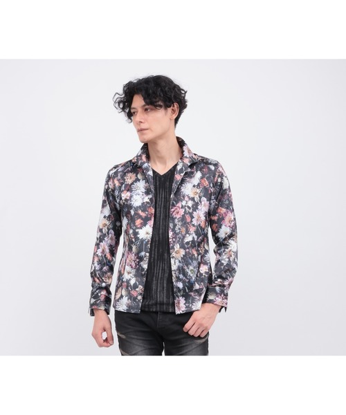 TORNADO MART（トルネードマート）の「ﾒﾒﾝﾄﾌﾞﾙｰﾑﾌﾟﾘﾝﾄｼｬﾂ（シャツ/ブラウス・メンズ・レッド/ブルー・XXL/L/M/LL）」の20枚目の写真