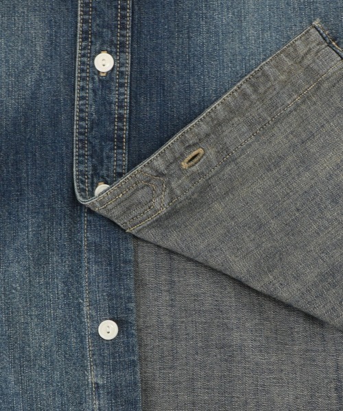 BACKYARD FAMILY（バックヤードファミリー）の「HOUSTON ヒューストン USA COTTON DENIM WORK SHIRT（シャツ/ブラウス・メンズ・ブルー系その他・L）」の6枚目の写真
