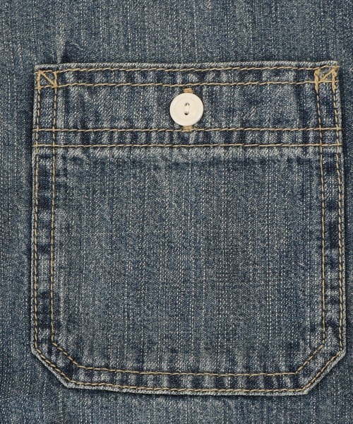 BACKYARD FAMILY（バックヤードファミリー）の「HOUSTON ヒューストン USA COTTON DENIM WORK SHIRT（シャツ/ブラウス・メンズ・ブルー系その他・L）」の7枚目の写真