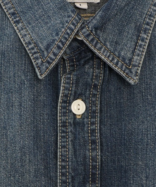 BACKYARD FAMILY（バックヤードファミリー）の「HOUSTON ヒューストン USA COTTON DENIM WORK SHIRT（シャツ/ブラウス・メンズ・ブルー系その他・L）」の10枚目の写真