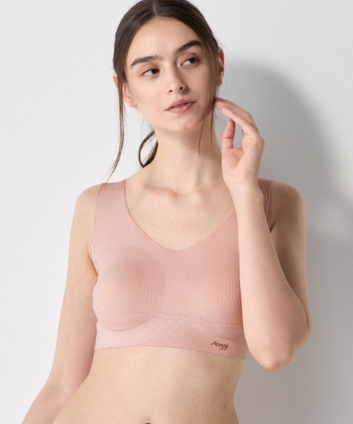 Sloggi（スロギー）の「スロギー ゼロフィール ハーフトップ ナイトブラ【M,Lサイズ】 sloggi G080 N-Top（その他アンダーウェア/インナー・レディース・モスグリーン/ピンク/ブラック/バイオレット/レモンイエロー・L/M）」の5枚目の写真