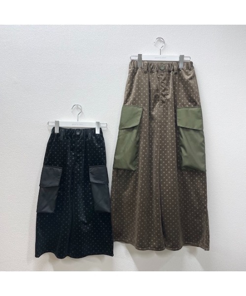 garcon la raison（ギャルソン・ラ・レゾン）の「ベロアドットフレアーパンツ（レディース）（その他パンツ・レディース・カーキ/ブラック・2/1）」の17枚目の写真