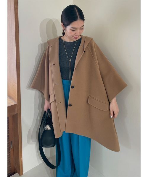 キヨコタカセ　上品コート　ミラオーウェンラベンダー　セットアップ　2点セット Mila Owen（ミラオーウェン） コート チェスターコート 2wayファー