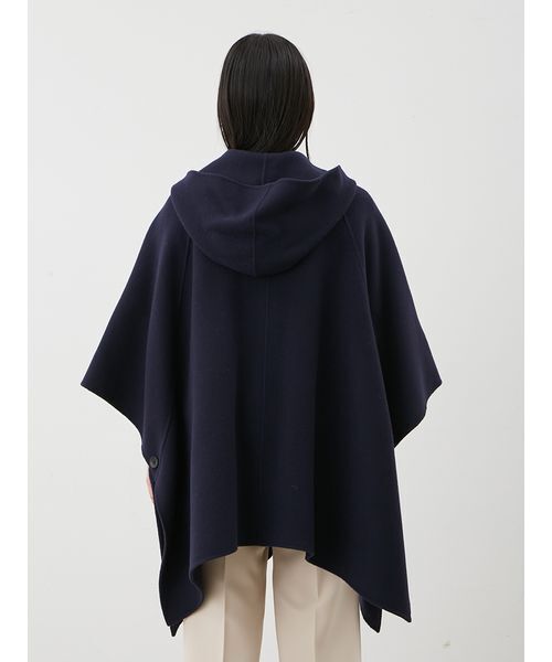 フードポンチョコート（チェスターコート）｜Mila Owen（ミラ