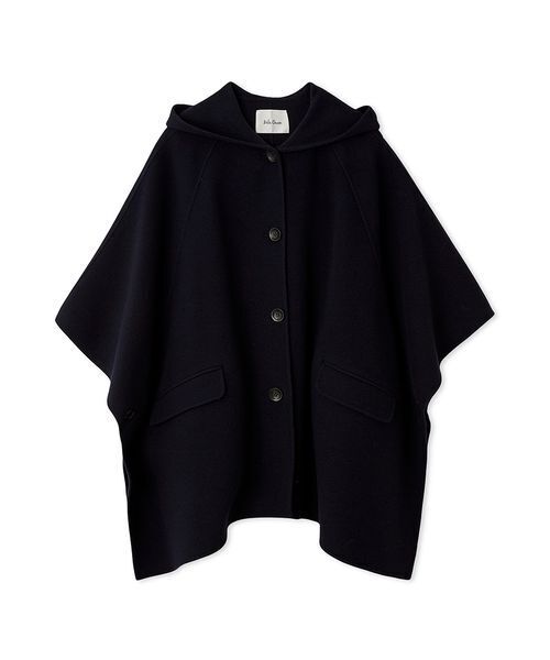 ミラオーエン　MilaOwen ケープコート Mila Owen - ミラウォーエン ビックカラーケープコート ポンチョの通販