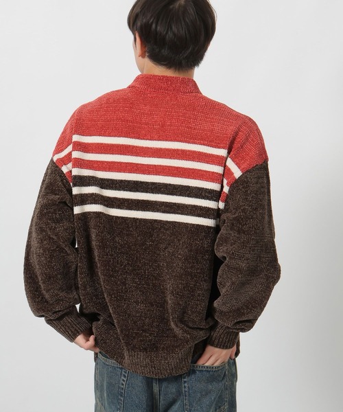 LAKOLE（ラコレ）の「モールポロニットプルオーバー / 580003（ニット/セーター・メンズ・ネイビー/チャコール/ホワイト/ブラウン・MEDIUM/LARGE）」の10枚目の写真