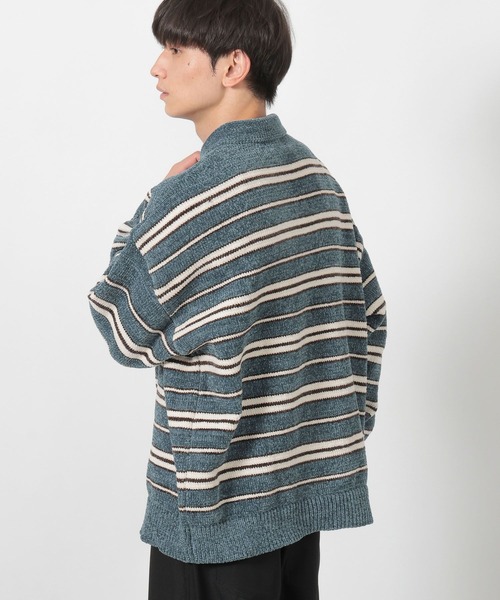 LAKOLE（ラコレ）の「モールポロニットプルオーバー / 580003（ニット/セーター・メンズ・ネイビー/チャコール/ホワイト/ブラウン・MEDIUM/LARGE）」の13枚目の写真