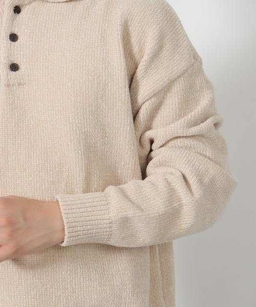 LAKOLE（ラコレ）の「モールポロニットプルオーバー / 580003（ニット/セーター・メンズ・ネイビー/チャコール/ホワイト/ブラウン・MEDIUM/LARGE）」の20枚目の写真