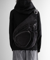 RUUBON（ルーボン）の「【RUUBON】denim one shoulder bag / デニムワンショルダーバッグ（ショルダーバッグ・メンズ）」