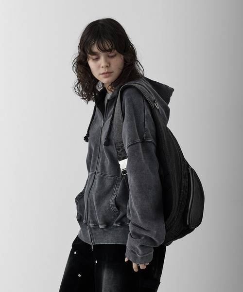 RUUBON(ルーボン)の「【RUUBON】denim one shoulder bag / デニムワンショルダーバッグ(ショルダーバッグ・メンズ・ブラック・FREE)」の13枚目の写真