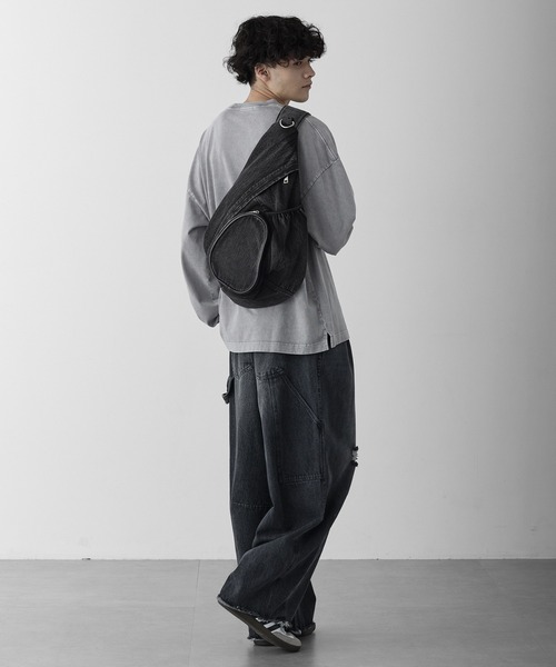 RUUBON（ルーボン）の「【RUUBON】denim one shoulder bag / デニム