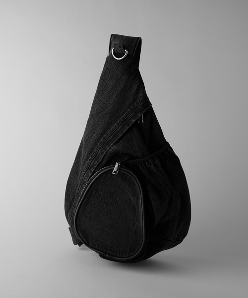 RUUBON（ルーボン）の「【RUUBON】denim one shoulder bag / デニム