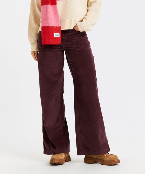 ROXY(ロキシー)の「SURF ON CLOUD CORD /ロキシーハイウェストコーデュロイワイドパンツ(その他パンツ・レディース・ブラウン/ネイビー・24inch/28inch/26inch)」の6枚目の写真