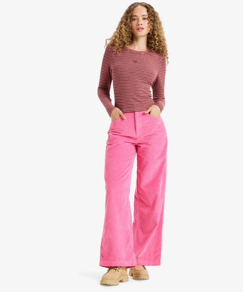 ROXY(ロキシー)の「SURF ON CLOUD CORD /ロキシーハイウェストコーデュロイワイドパンツ(その他パンツ・レディース・ブラウン/ネイビー・24inch/28inch/26inch)」の21枚目の写真