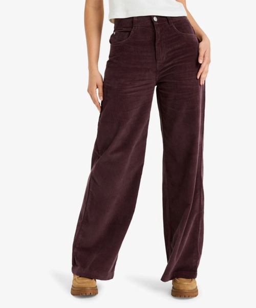 ROXY(ロキシー)の「SURF ON CLOUD CORD /ロキシーハイウェストコーデュロイワイドパンツ(その他パンツ・レディース・ブラウン/ネイビー・24inch/28inch/26inch)」の10枚目の写真