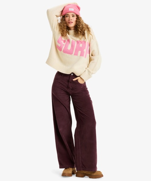 ROXY(ロキシー)の「SURF ON CLOUD CORD /ロキシーハイウェストコーデュロイワイドパンツ(その他パンツ・レディース・ブラウン/ネイビー・24inch/28inch/26inch)」の12枚目の写真