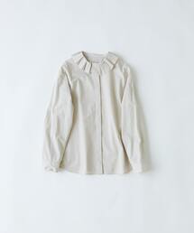 conges payes ADIEU TRISTESSE | タイプライターフリルシャツ(シャツ/ブラウス)