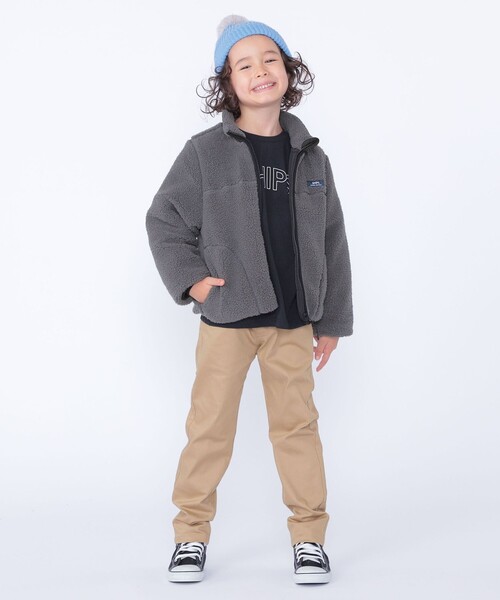 SHIPS（シップス）の「【WEB限定】SHIPS KIDS:100～160cm / SHIPS ラウンド プリント ロゴ ロングスリーブ Tシャツ（Tシャツ/カットソー・キッズ・ライトグリーン/ホワイト/ネイビー/グレー/ブラック・130/140/150/160/100/110/120）」の8枚目の写真