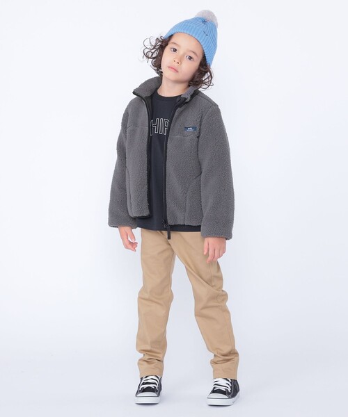SHIPS（シップス）の「【WEB限定】SHIPS KIDS:100～160cm / SHIPS ラウンド プリント ロゴ ロングスリーブ Tシャツ（Tシャツ/カットソー・キッズ・ライトグリーン/ホワイト/ネイビー/グレー/ブラック・130/140/150/160/100/110/120）」の9枚目の写真