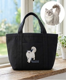 アニマル刺繍保冷保温トート