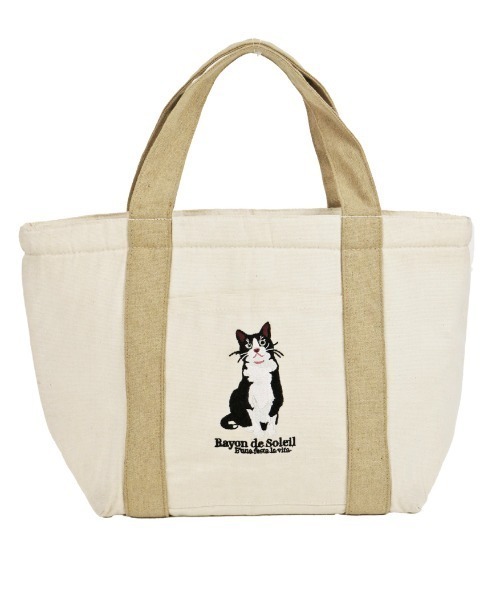 Per sist ence(パーシエンス)の「アニマル刺繍保冷保温トート(エコバッグ/サブバッグ・レディース・H/A/G/B/F/E/D/C・ONE SIZE)」の5枚目の写真