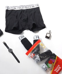 FRUIT OF THE LOOM（フルーツオブザルーム）の「FRUIT OF THE LOOM/フルーツオブザルーム 5枚セット ロゴ ボクサーパンツ/パック入り（ボクサーパンツ・レディース）」