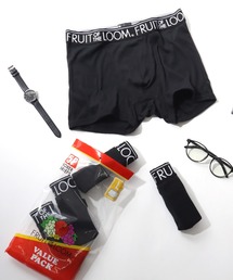 FRUIT OF THE LOOM（フルーツオブザルーム）の「FRUIT OF THE LOOM/フルーツオブザルーム 5枚セット ロゴ ボクサーパンツ/パック入り（ボクサーパンツ）」