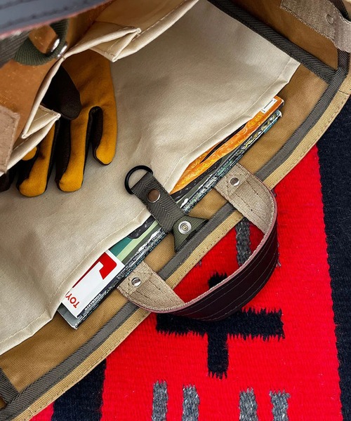 WEEKEND(ER)(ウィークエンダー)の「WEEKEND(ER) WORKERS TOTE(トートバッグ・メンズ・ブラック/ベージュ・FREE)」の6枚目の写真